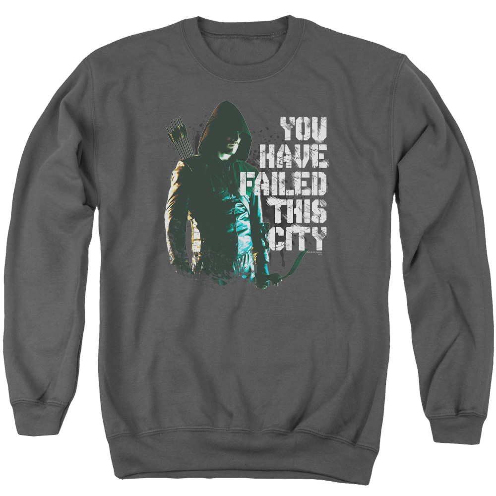 Arrow You Have Failed - Men's Crewneck Sweatshirt Green Arrow