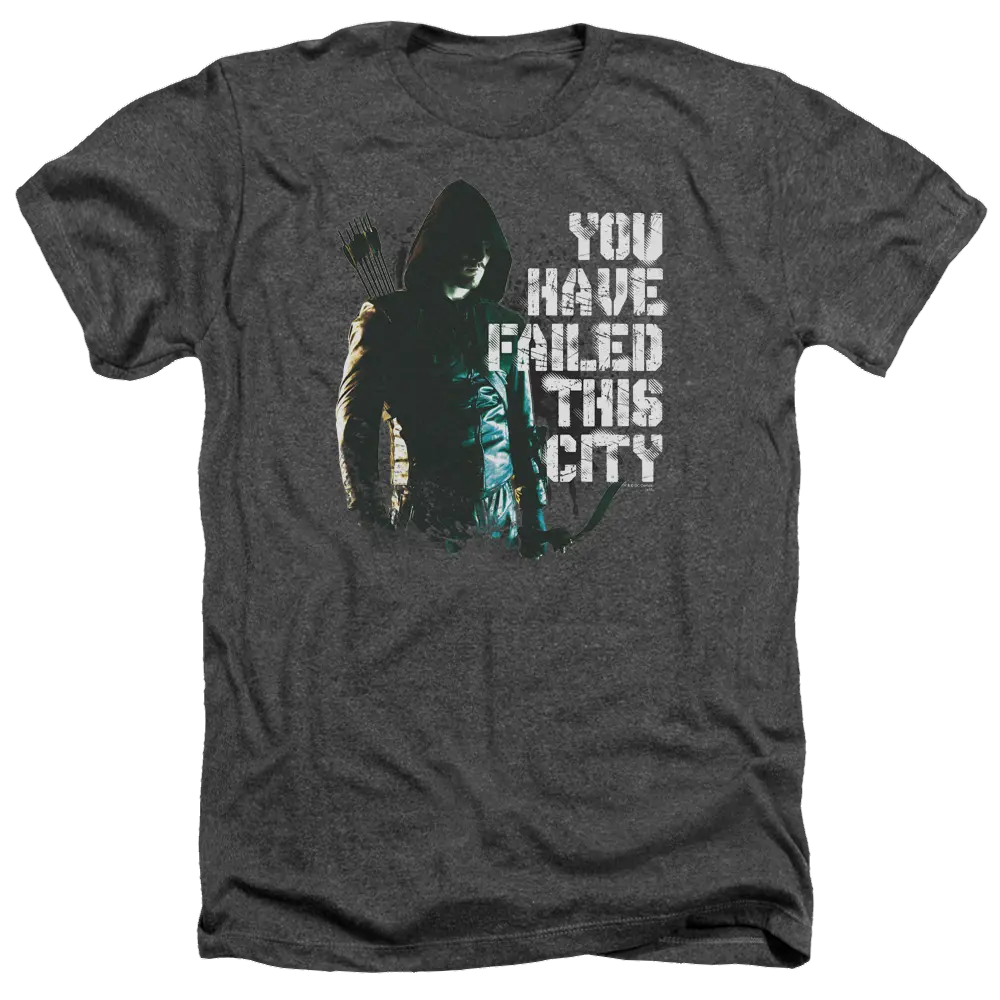 Arrow You Have Failed - Men's Heather T-Shirt Green Arrow