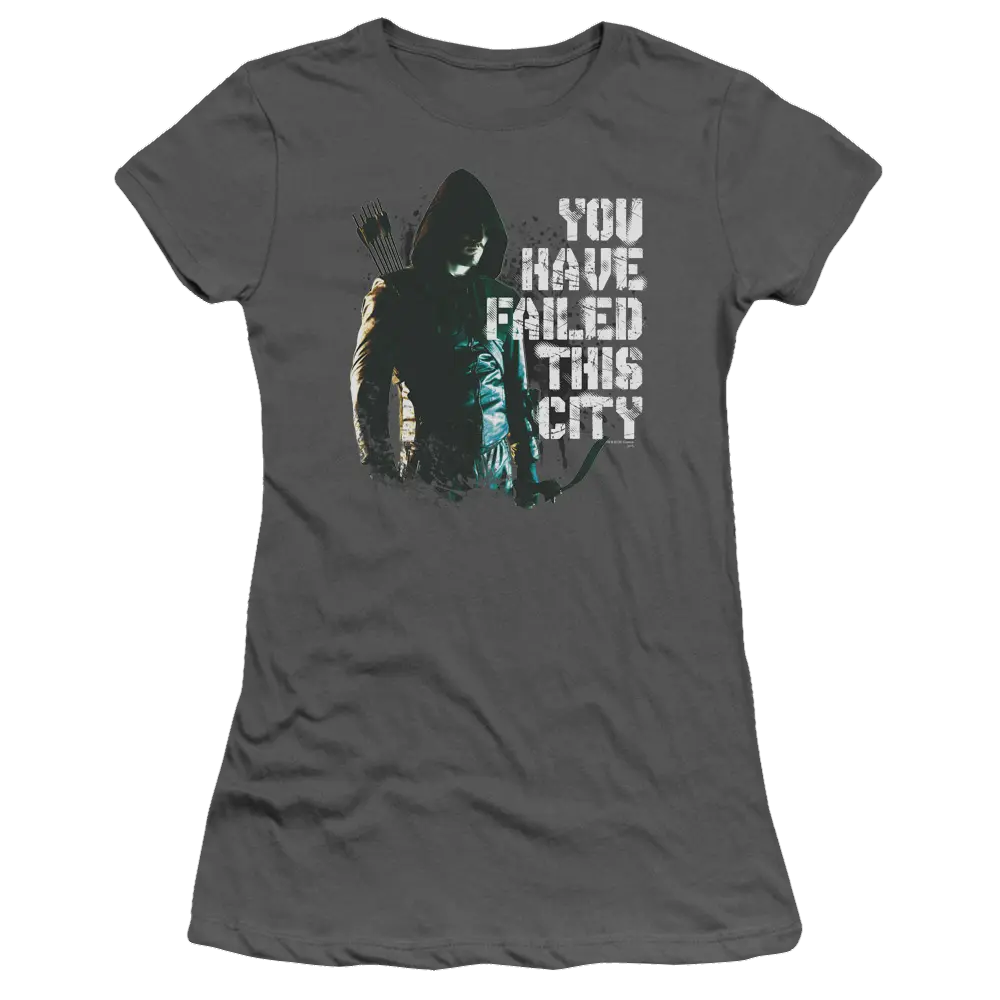Arrow You Have Failed - Juniors T-Shirt Green Arrow