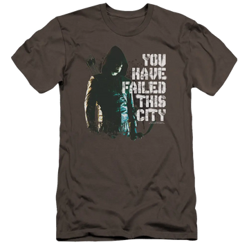 Arrow You Have Failed - Men's Premium Slim Fit T-Shirt Green Arrow