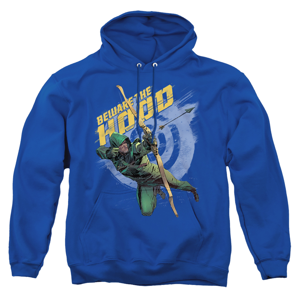 Arrow The Television Series Beware - Pullover Hoodie Pullover Hoodie Green Arrow