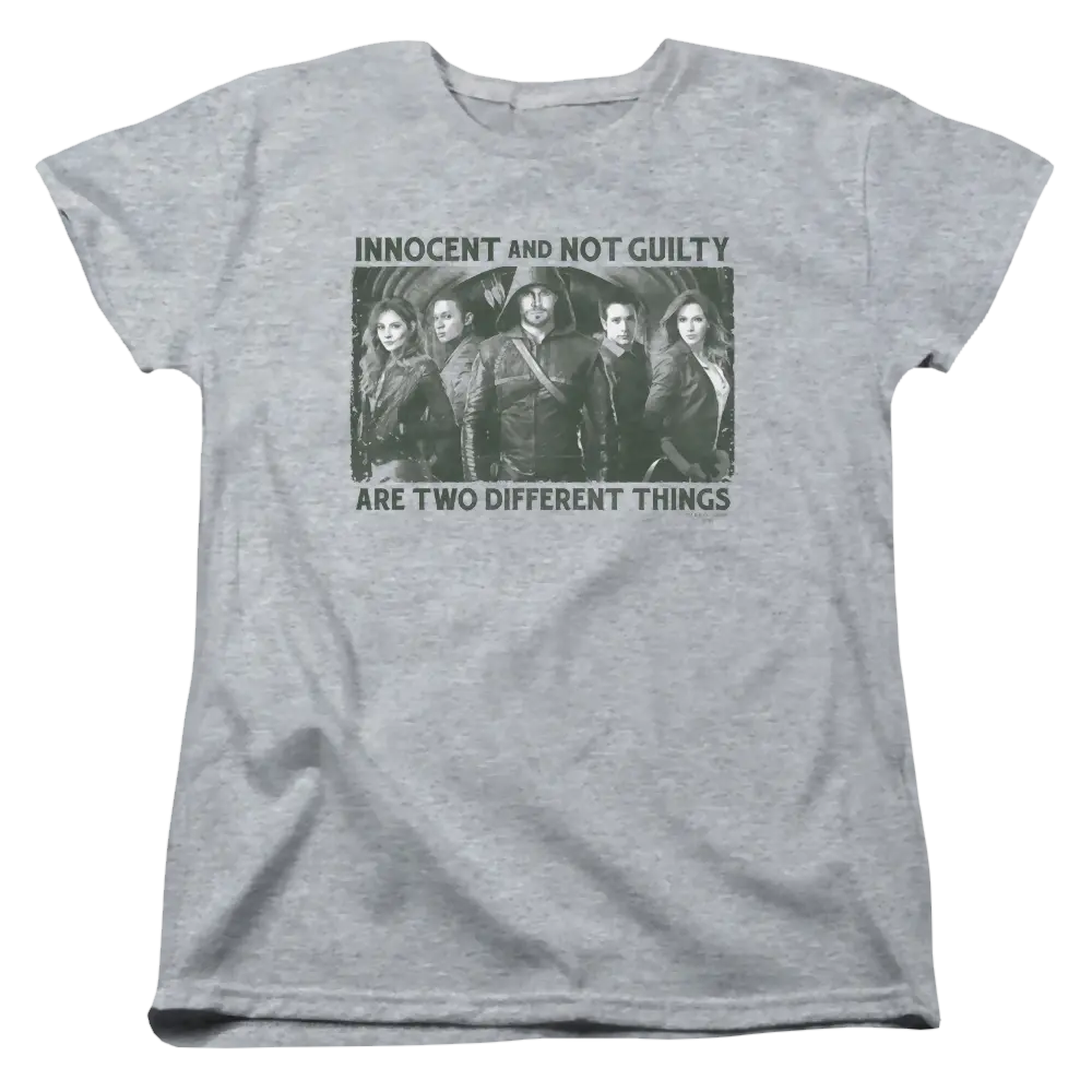 Arrow Not Guilty - Women's T-Shirt Green Arrow