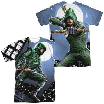 Arrow Night Watch Men's All Over Print T-Shirt Green Arrow