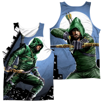 Arrow Night Watch Men's All Over Print Tank Green Arrow