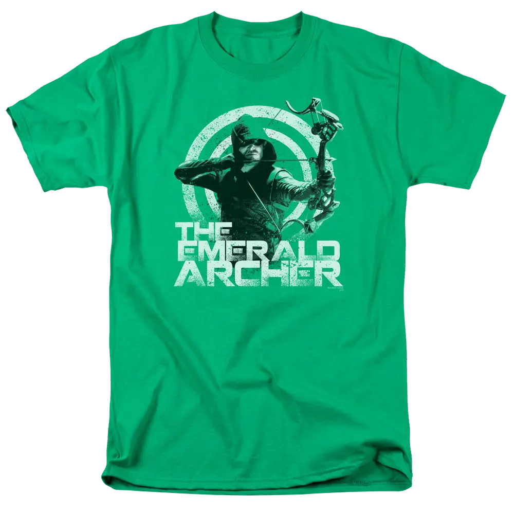 Arrow Archer - Men's Regular Fit T-Shirt Green Arrow