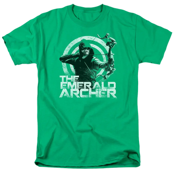 Arrow Archer - Men's Regular Fit T-Shirt Green Arrow