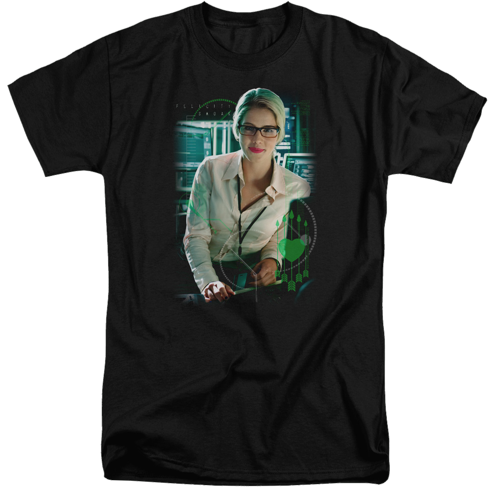 Arrow Felicity Smoak - Men's Tall Fit T-Shirt Men's Tall Fit T-Shirt Green Arrow
