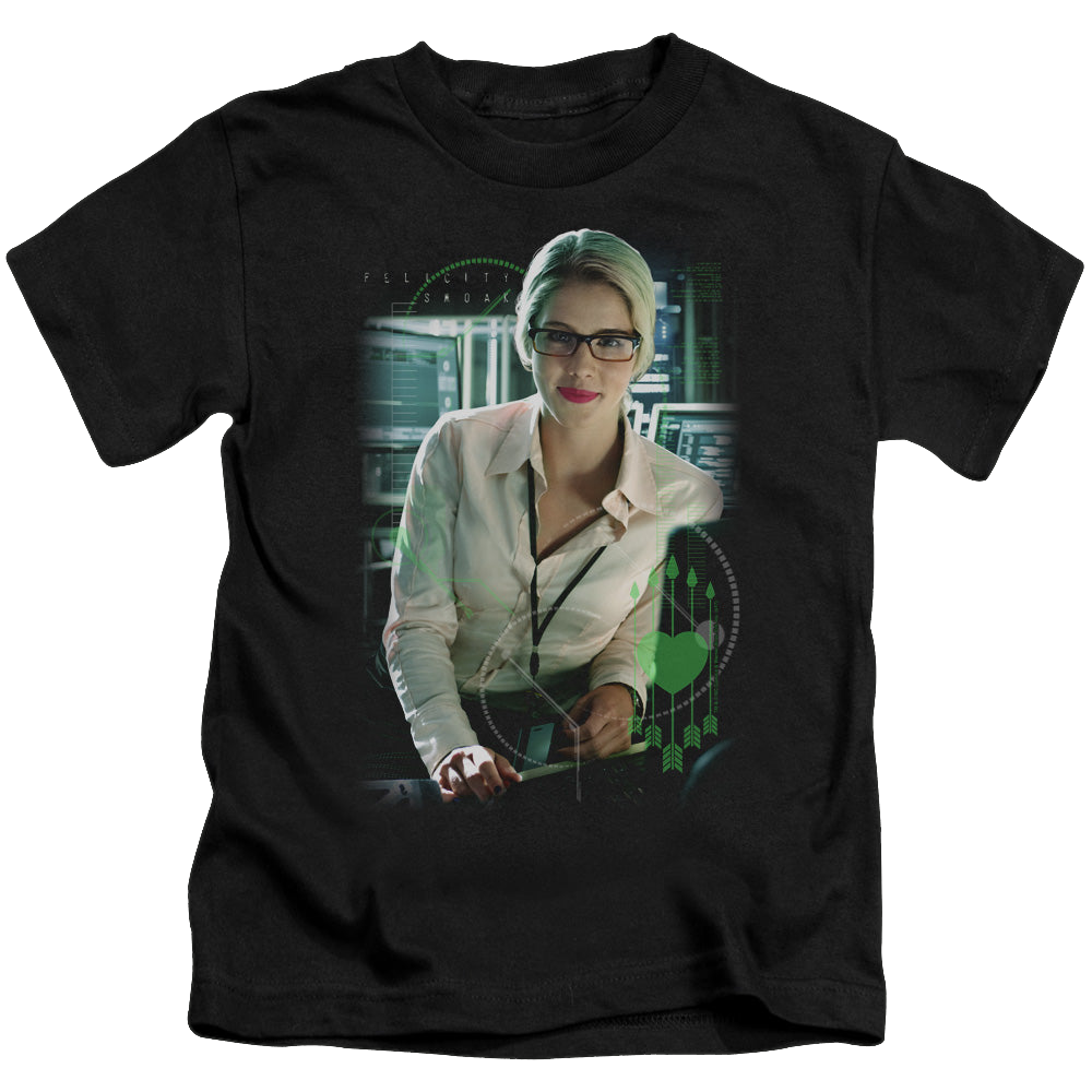 Arrow The Television Series Felicity Smoak - Kid's T-Shirt Kid's T-Shirt (Ages 4-7) Green Arrow