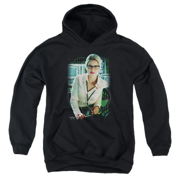 Arrow The Television Series Felicity Smoak - Youth Hoodie Youth Hoodie (Ages 8-12) Green Arrow