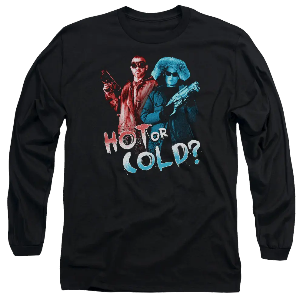 Arrow Hot Or Cold - Men's Long Sleeve T-Shirt Green Arrow