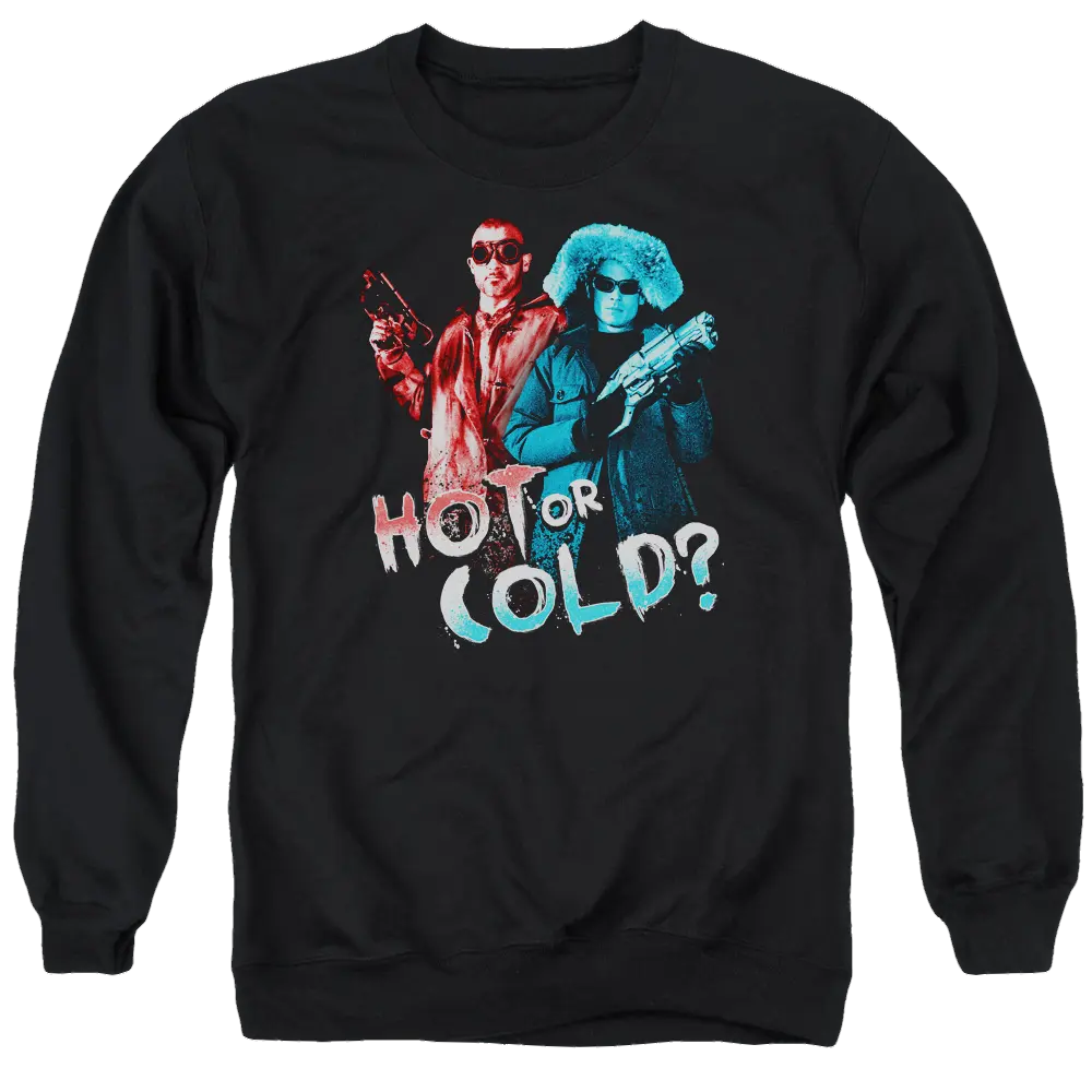 Arrow Hot Or Cold - Men's Crewneck Sweatshirt Green Arrow