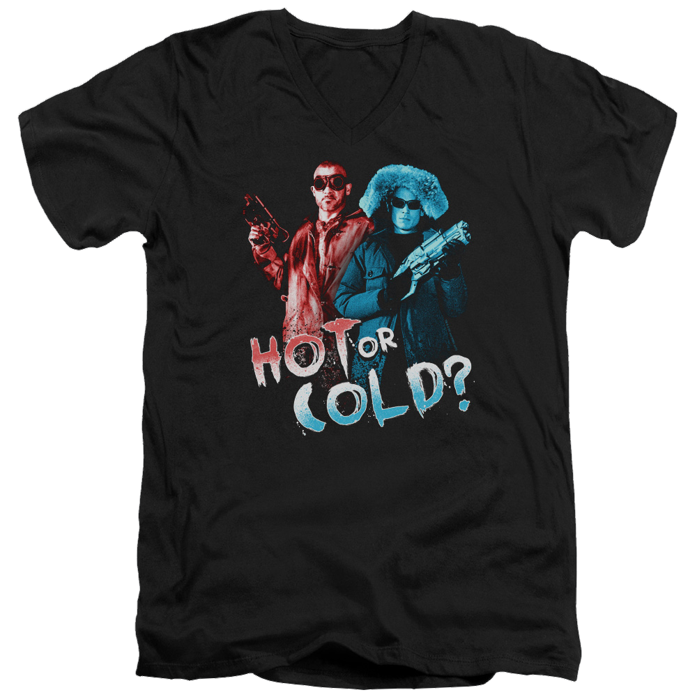 Arrow Hot Or Cold - Men's V-Neck T-Shirt Green Arrow