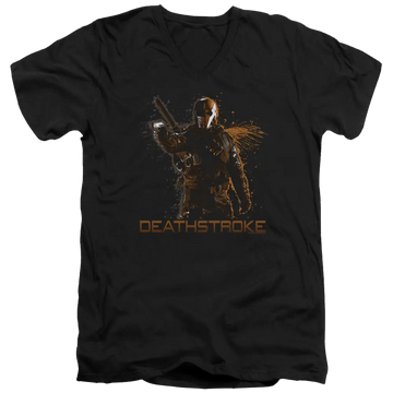 Arrow Deathstroke - Men's V-Neck T-Shirt Green Arrow