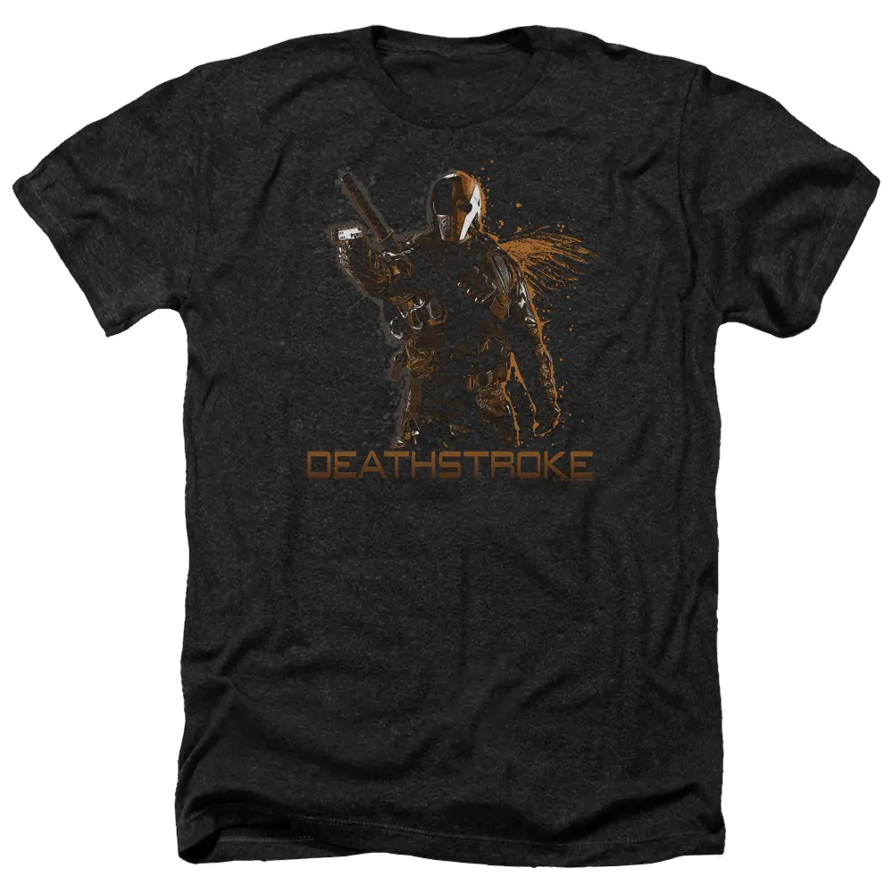 Arrow Deathstroke - Men's Heather T-Shirt Green Arrow