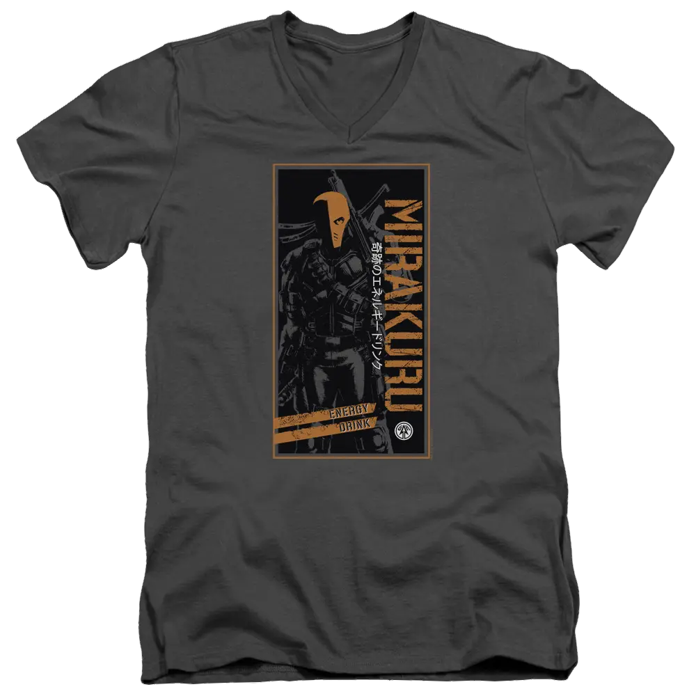Arrow Mirakura Energy Drink - Men's V-Neck T-Shirt Green Arrow