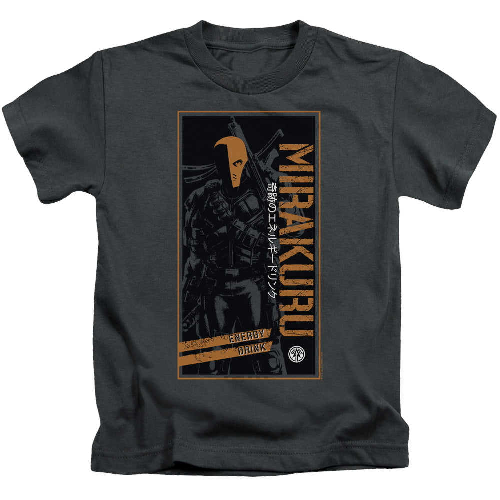 Arrow The Television Series Mirakura Energy Drink - Kid's T-Shirt Kid's T-Shirt (Ages 4-7) Green Arrow
