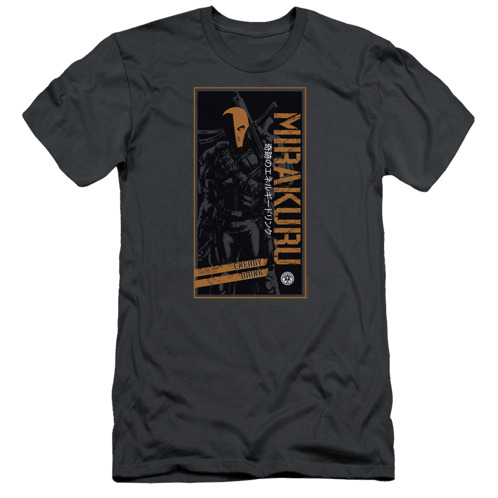 Arrow Mirakura Energy Drink - Men's Slim Fit T-Shirt Men's Slim Fit T-Shirt Green Arrow