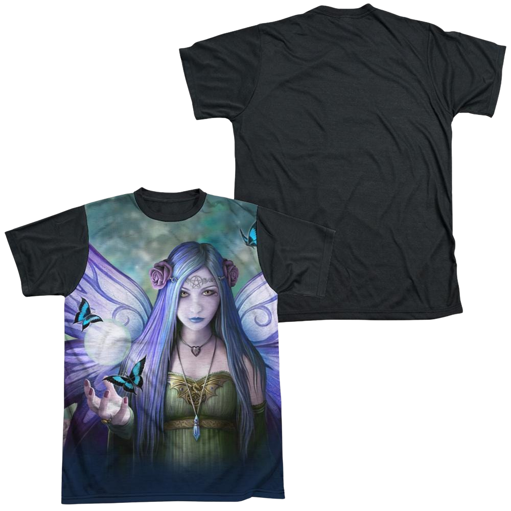 Anne Stokes Mystic Aura - Men's Black Back T-Shirt Men's Black Back T-Shirt Anne Stokes