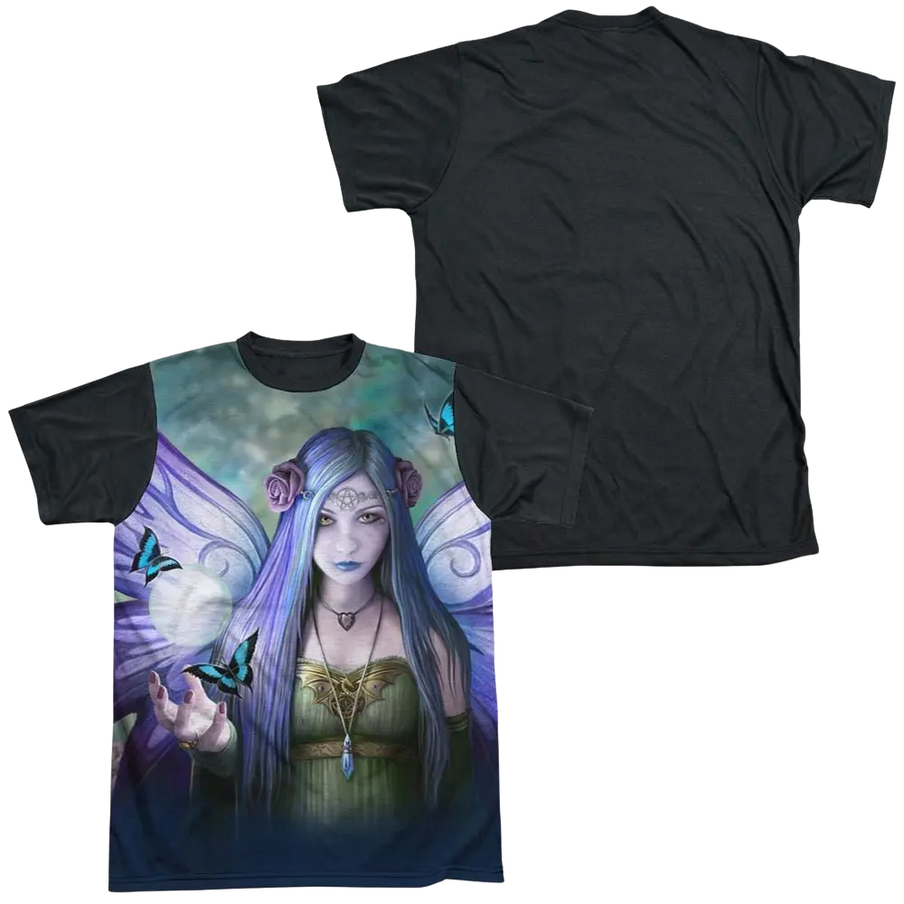 Anne Stokes Mystic Aura - Men's Black Back T-Shirt Anne Stokes