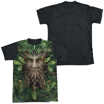 Anne Stokes Oak King - Men's Black Back T-Shirt Anne Stokes
