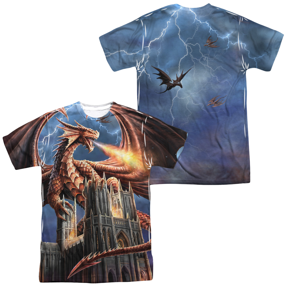 Anne Stokes Dragons Fury Men's All Over Print T-Shirt Men's All-Over Print T-Shirt Anne Stokes