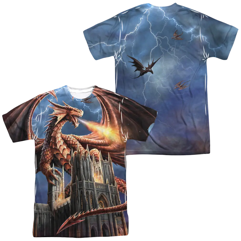 Anne Stokes Dragons Fury Men's All Over Print T-Shirt Anne Stokes