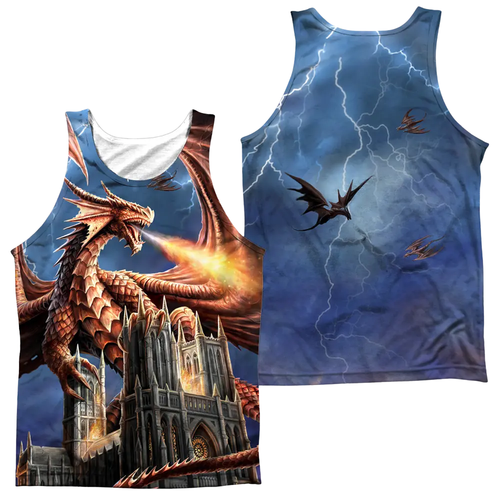 Anne Stokes Dragons Fury Men's All Over Print Tank Anne Stokes