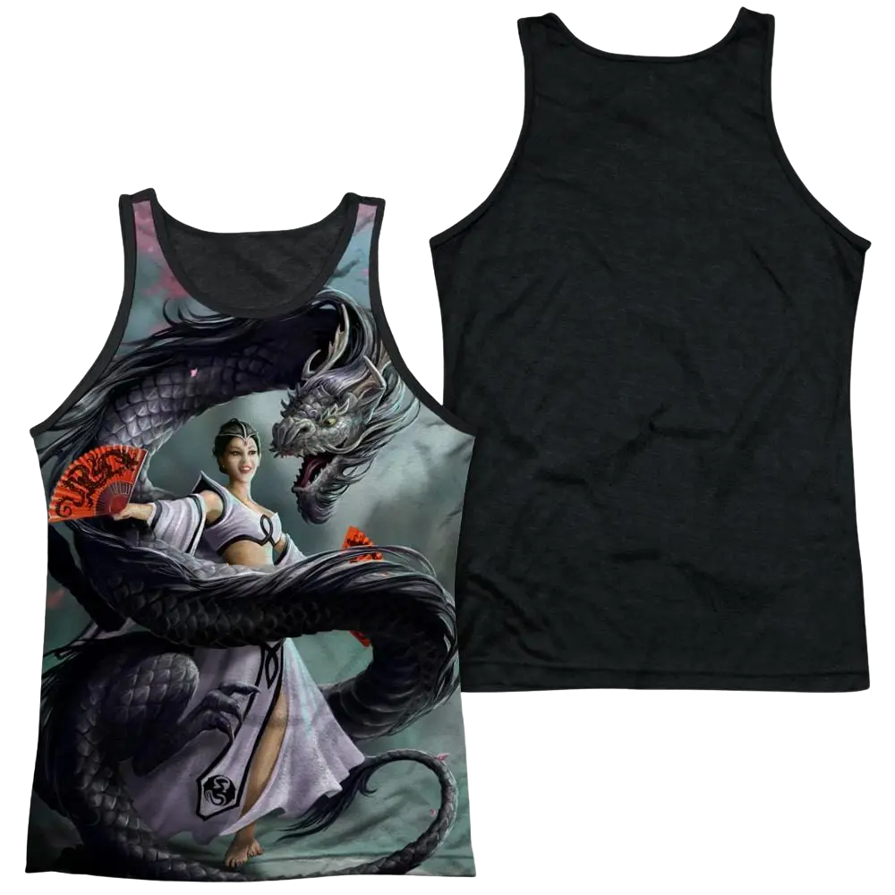 Anne Stokes Dragon Dancer Men's Black Back Tank Anne Stokes