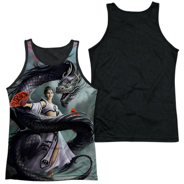 Anne Stokes Dragon Dancer Men's Black Back Tank Anne Stokes