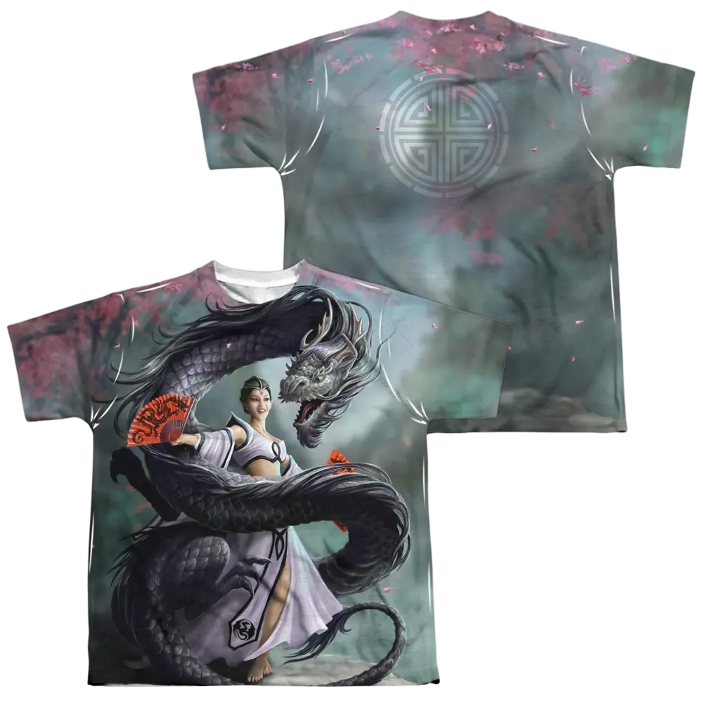 Anne Stokes Dragon Dancer - Youth All-Over Print T-Shirt (Ages 8-12) Anne Stokes