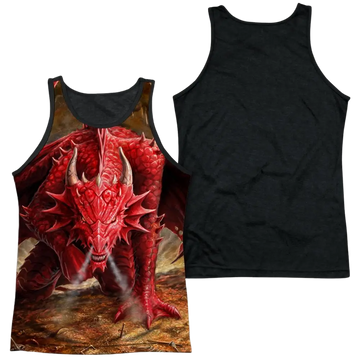 Anne Stokes Dragons Lair Men's Black Back Tank Anne Stokes