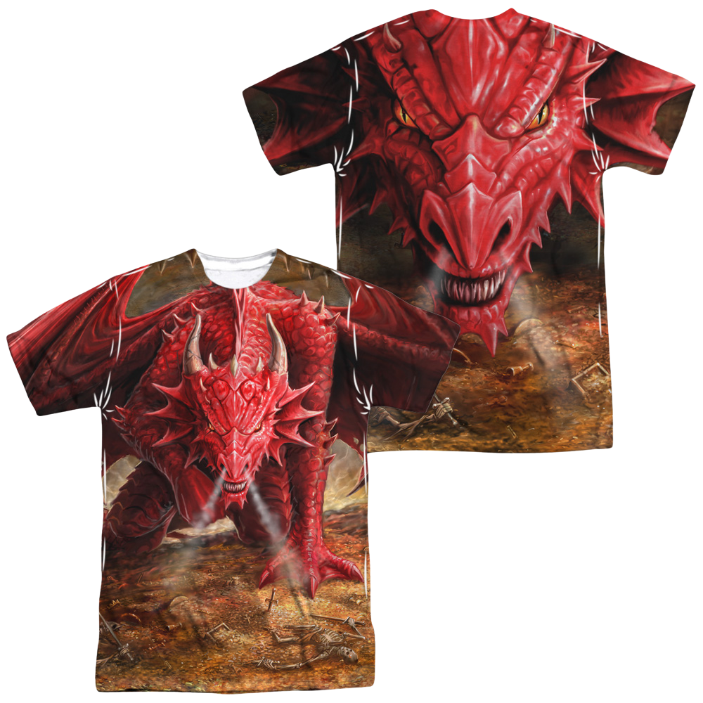 Anne Stokes Dragons Lair Men's All Over Print T-Shirt Men's All-Over Print T-Shirt Anne Stokes