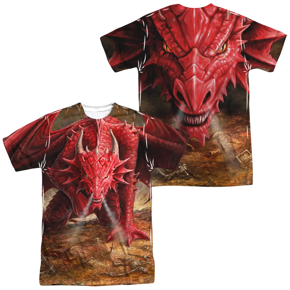 Anne Stokes Dragons Lair Men's All Over Print T-Shirt Anne Stokes