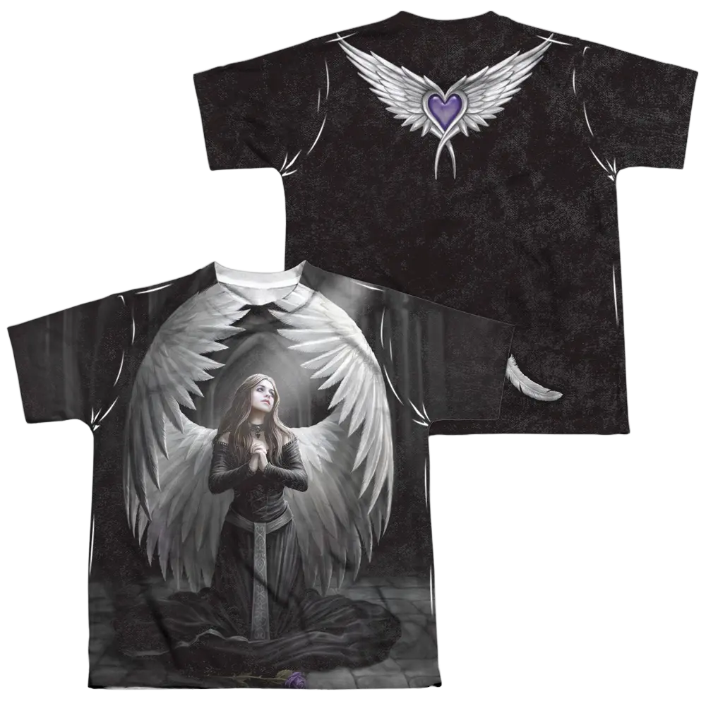 Anne Stokes Prayer For The Fallen - Youth All-Over Print T-Shirt (Ages 8-12) Anne Stokes