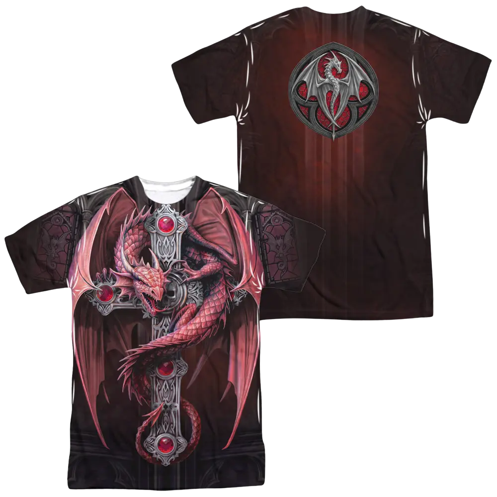 Anne Stokes Gothic Guardian Men's All Over Print T-Shirt Anne Stokes