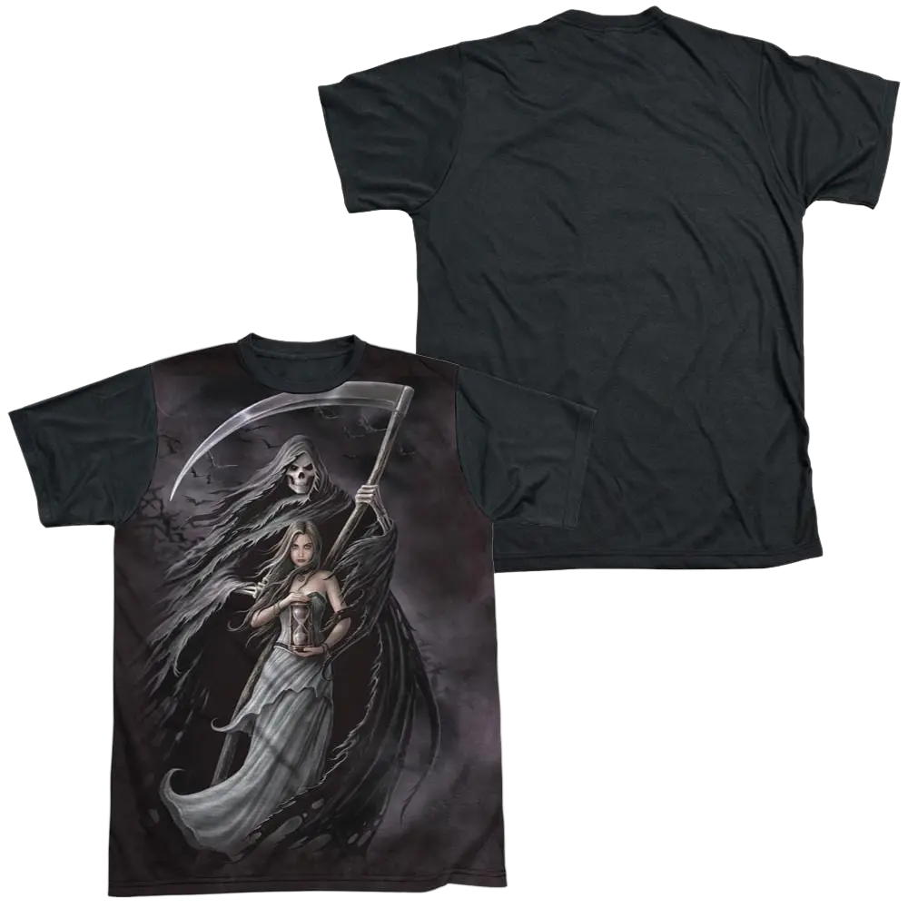 Anne Stokes Summon The Reaper - Men's Black Back T-Shirt Anne Stokes