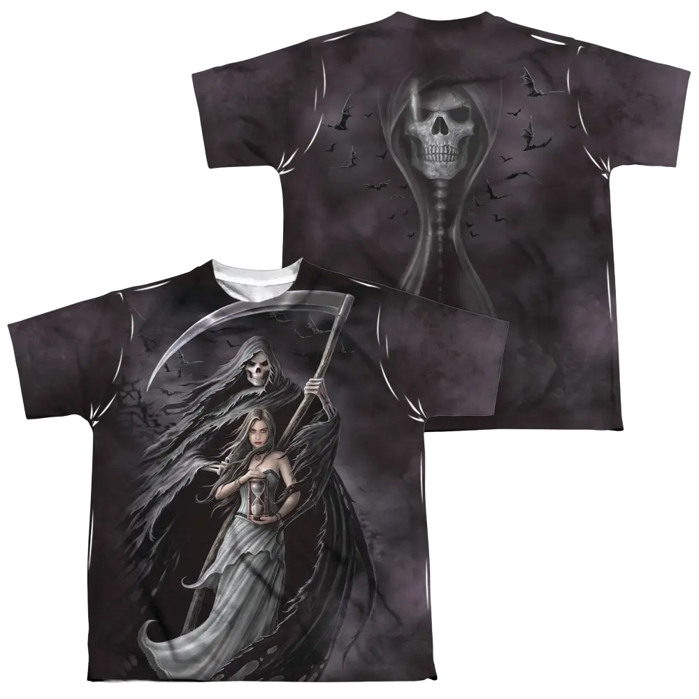 Anne Stokes Summon The Reaper - Youth All-Over Print T-Shirt (Ages 8-12) Anne Stokes