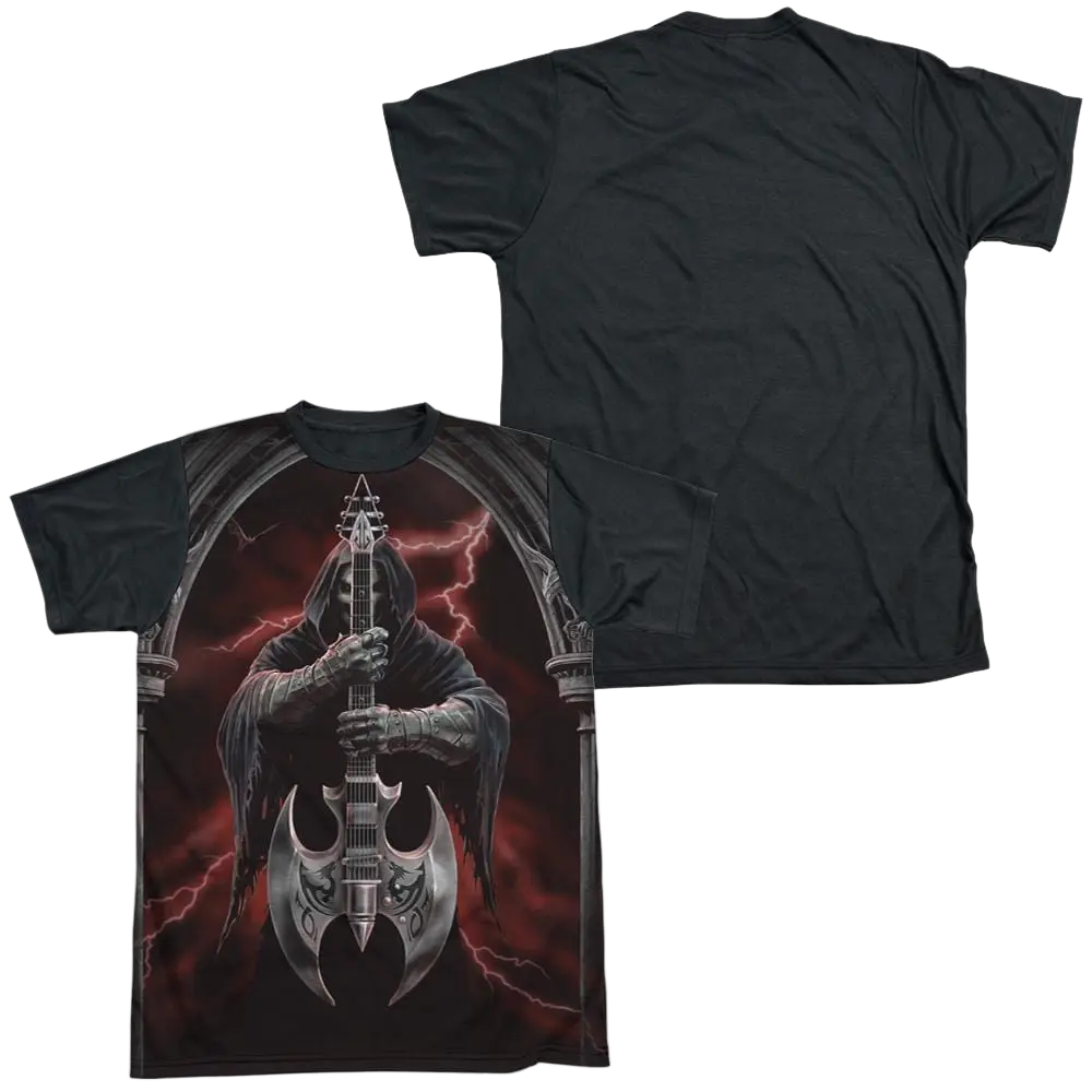 Anne Stokes Rock God - Men's Black Back T-Shirt Anne Stokes