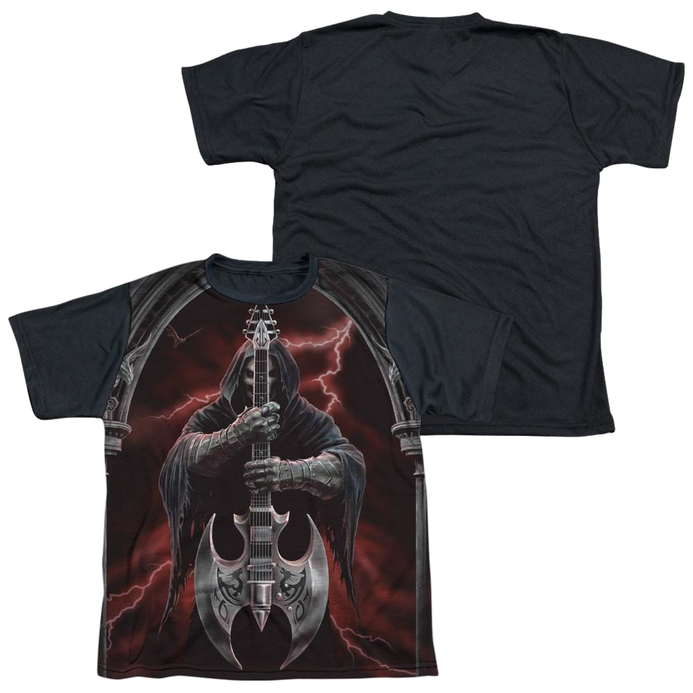 Anne Stokes Rock God - Youth Black Back T-Shirt (Ages 8-12) Anne Stokes