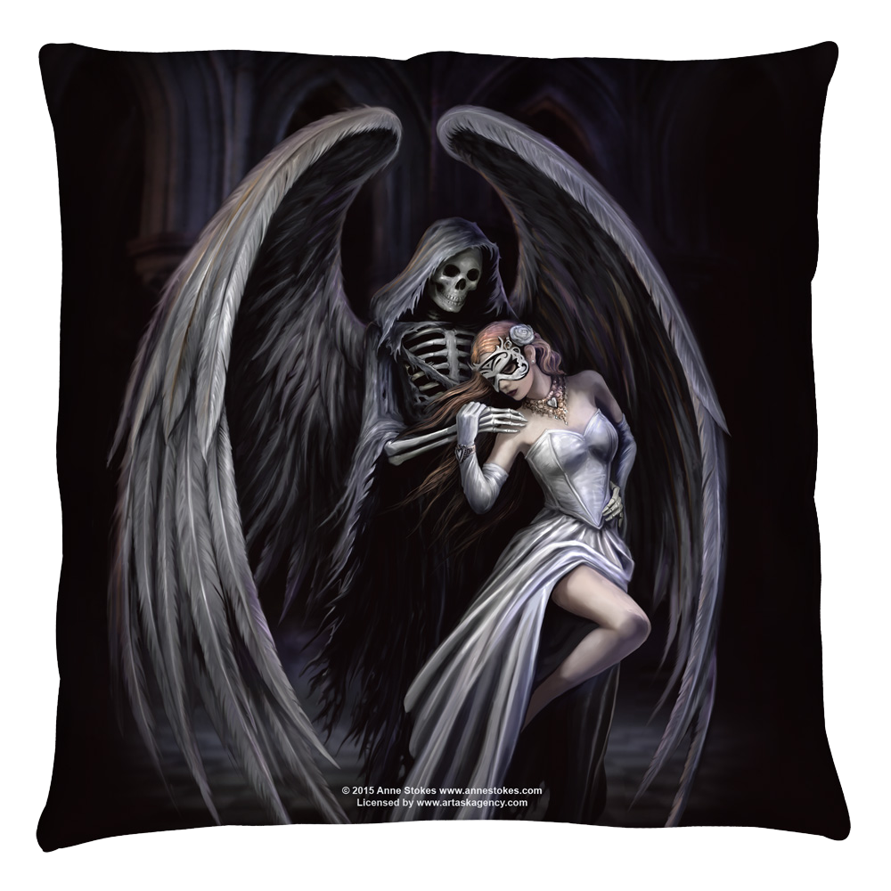 Anne Stokes Dance With Death Throw Pillow Throw Pillows Anne Stokes