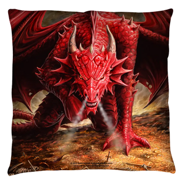 Anne Stokes Dragon's Lair Throw Pillow Anne Stokes