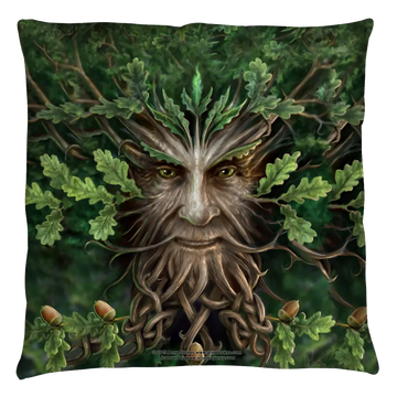 Anne Stokes Oak King Throw Pillow Anne Stokes