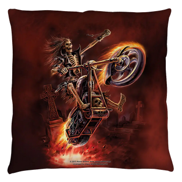 Anne Stokes Hellrider Throw Pillow Anne Stokes
