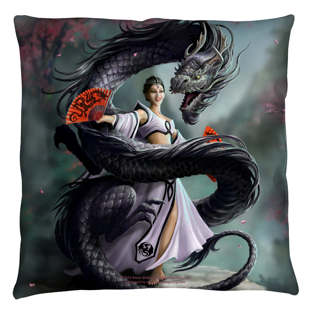 Anne Stokes Dragon Dancer Throw Pillow Throw Pillows Anne Stokes