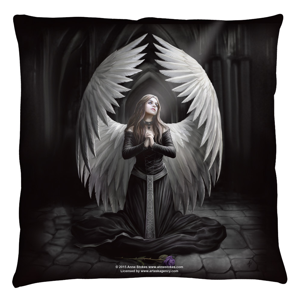 Anne Stokes Prayer For The Fallen Throw Pillow Throw Pillows Anne Stokes