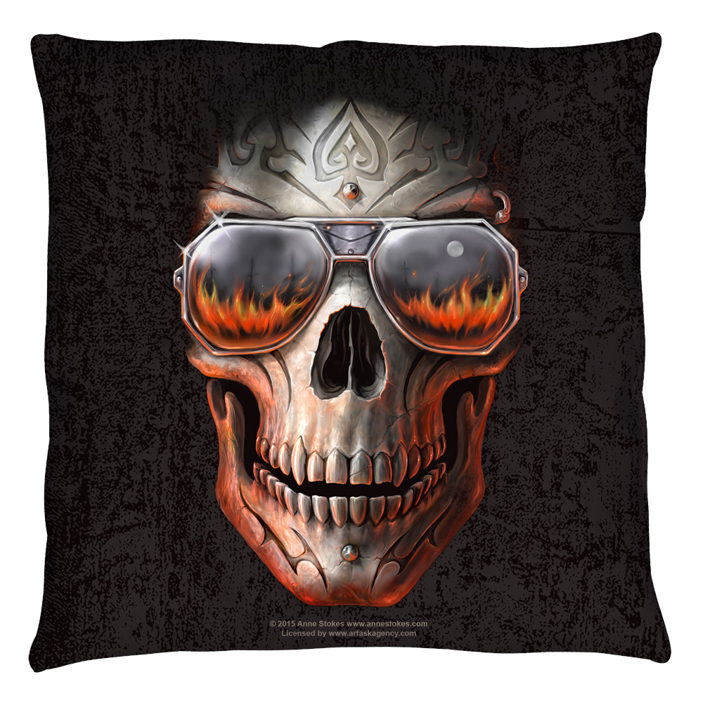 Anne Stokes Hellfire Throw Pillow Throw Pillows Anne Stokes