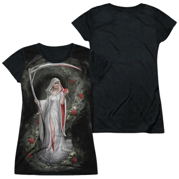 Anne Stokes Life Blood - Juniors Black Back T-Shirt Anne Stokes