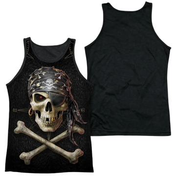 Anne Stokes Pirate Skulls men's black back tank