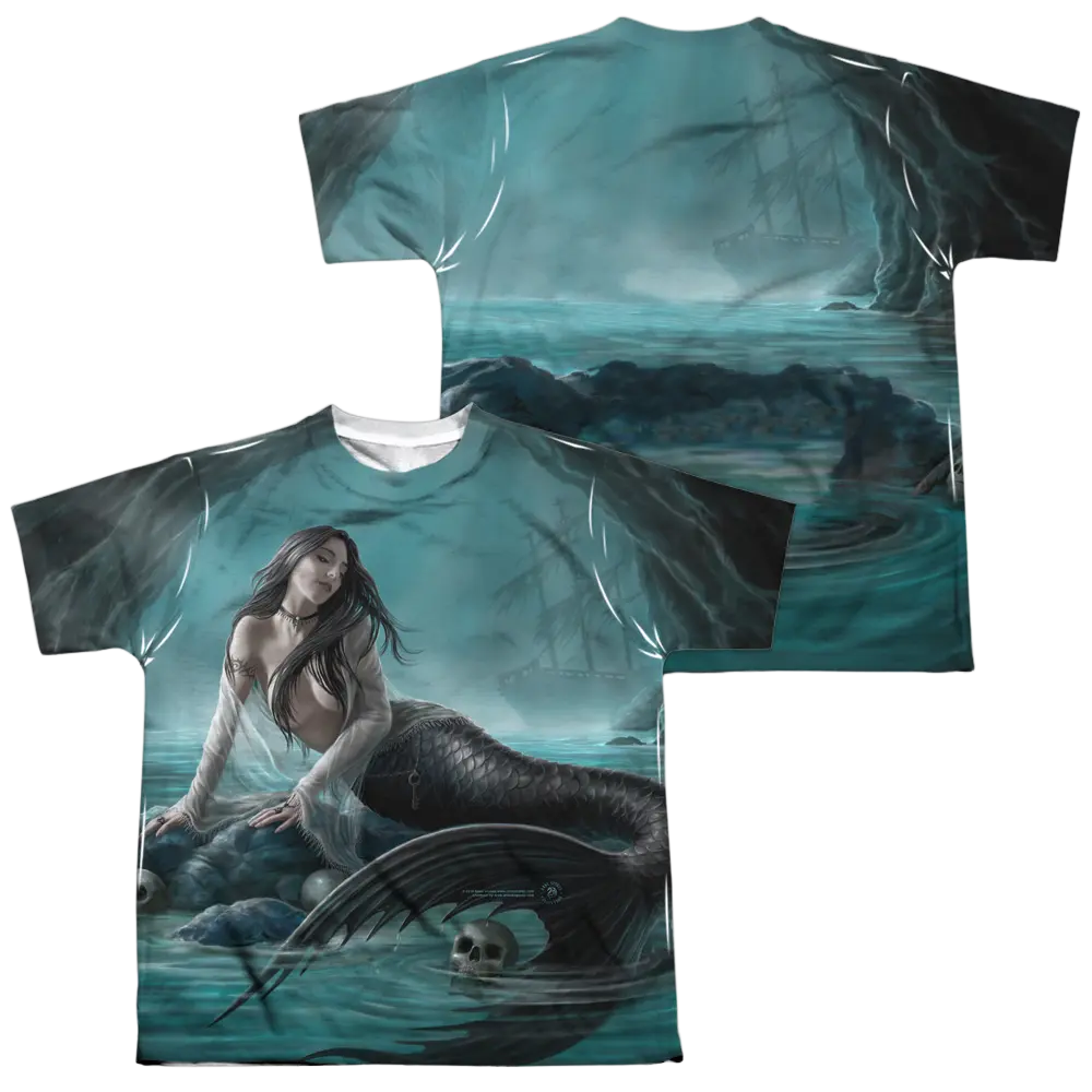 Anne Stokes Sirens Lament - Youth All-Over Print T-Shirt (Ages 8-12) Anne Stokes