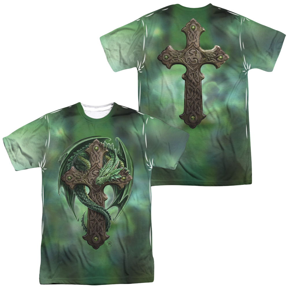 Anne Stokes Woodland Guardian - Men's All-Over Print T-Shirt Men's All-Over Print T-Shirt Anne Stokes